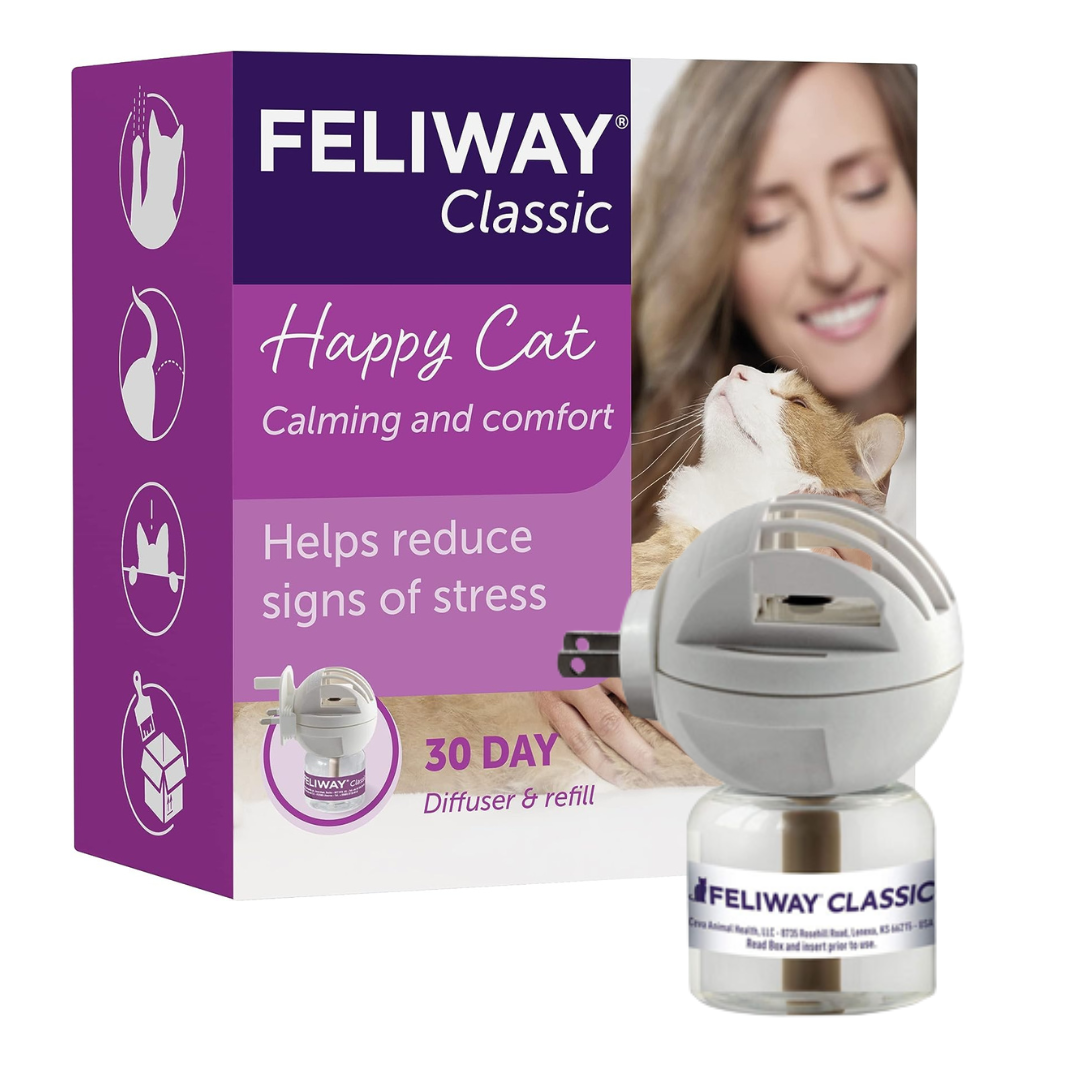 Feliway: Pheromone Diffuser + Vial for Cats