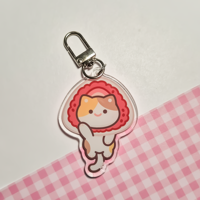 Neko Snack Acrylic Keychain