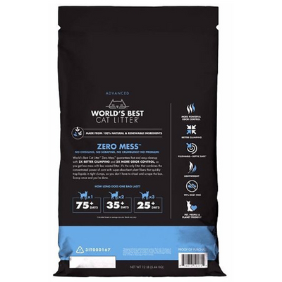 World’s Best Cat Litter Corn Kernel Clumping Cat Litter – Zero Mess