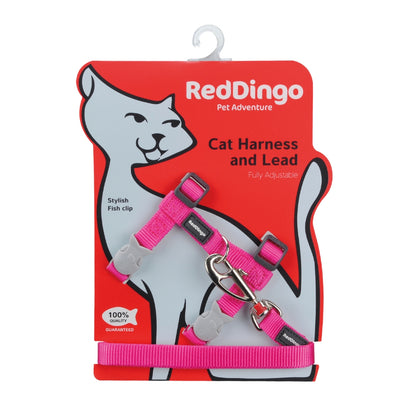 Red Dingo Cat Harness and Lead Combo Classic