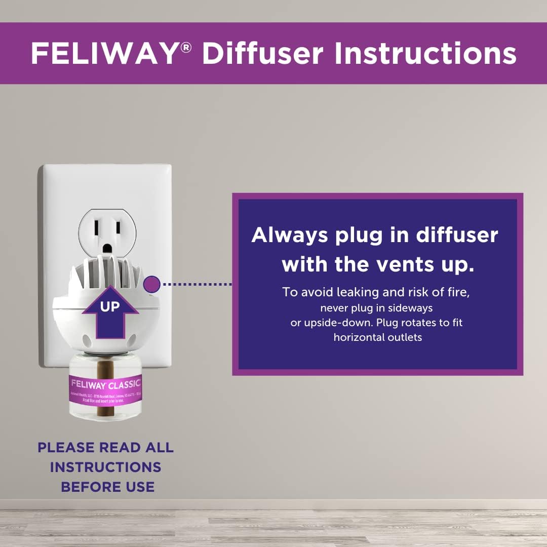 Feliway: Pheromone Diffuser + Vial for Cats
