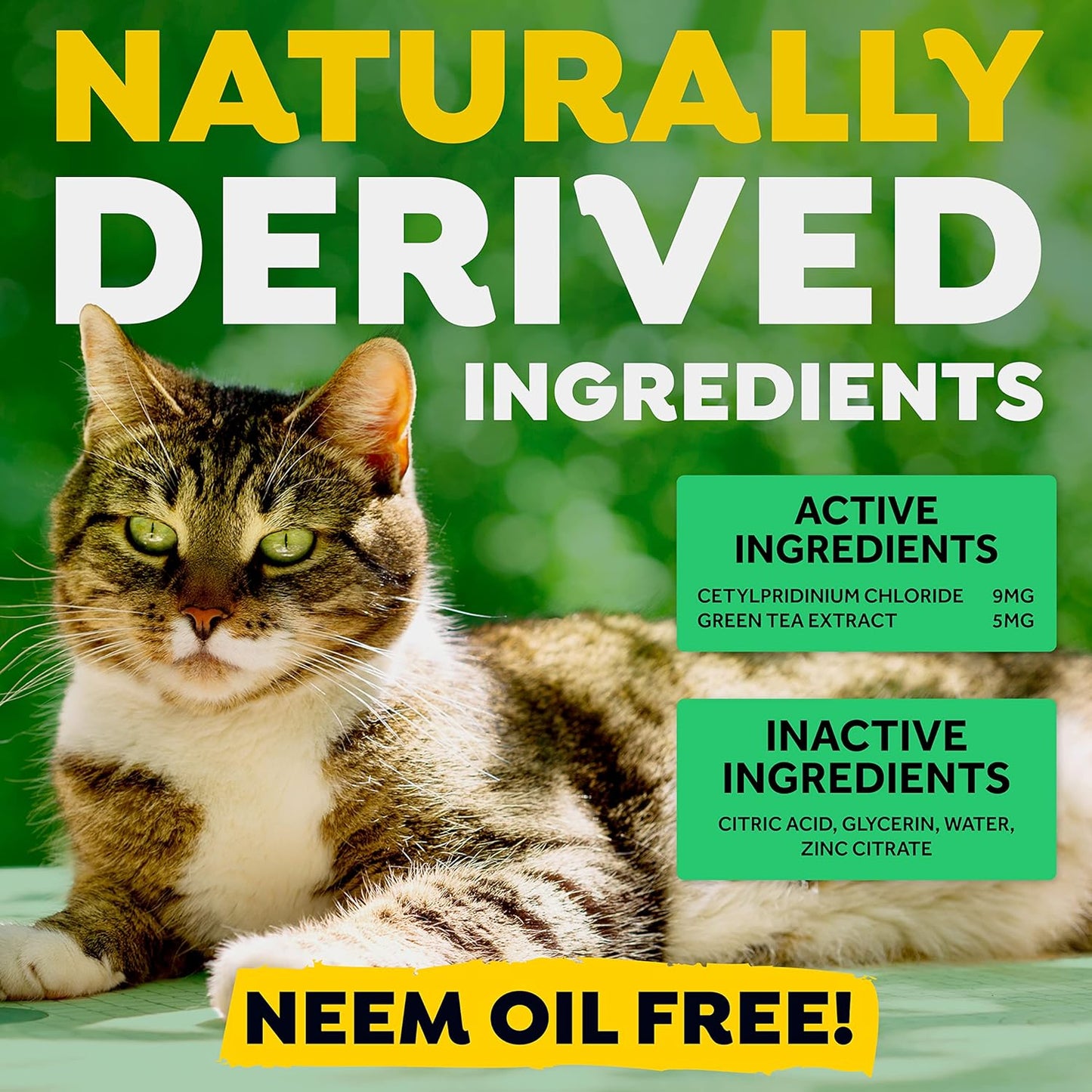 TropiClean Fresh Breath Drops for Cats, 2.2oz