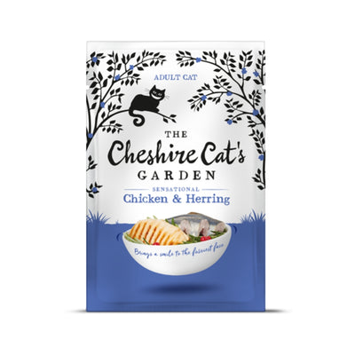 The Cheshire Cat's Garden Chicken & Herring Wet Cat Food, 85g