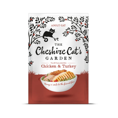 The Cheshire Cat's Garden Chicken & Turkey Wet Cat Food, 85g