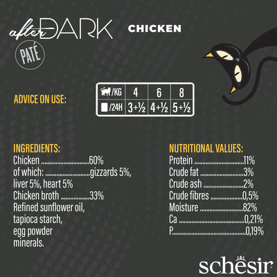 Schesir After Dark Pate - Chicken, 80g