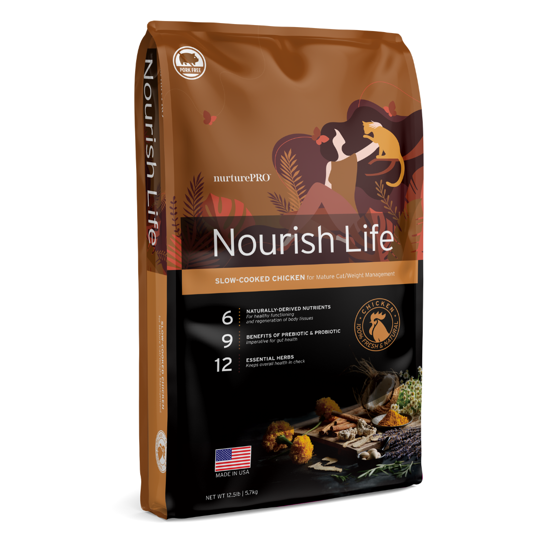 Nurture Pro Nourish Life Chicken Formula Mature 7+ Dry Cat Food