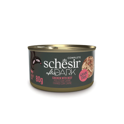 Schesir After Dark Wholefood - Chicken with Beef, 80g