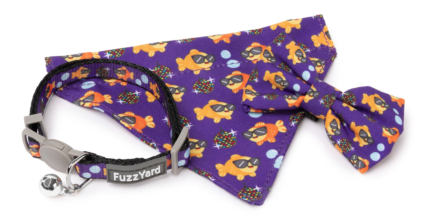 FuzzYard Cat Collar, Bandana & Bowtie Fashion Pack (assorted designs)