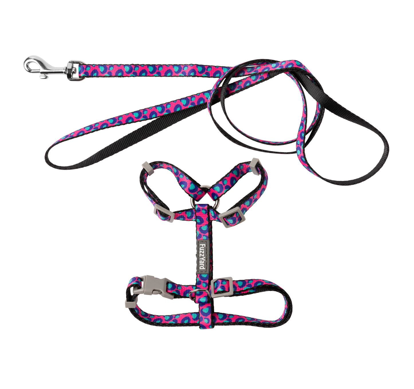 FuzzYard Cat Walking Set (assorted designs)