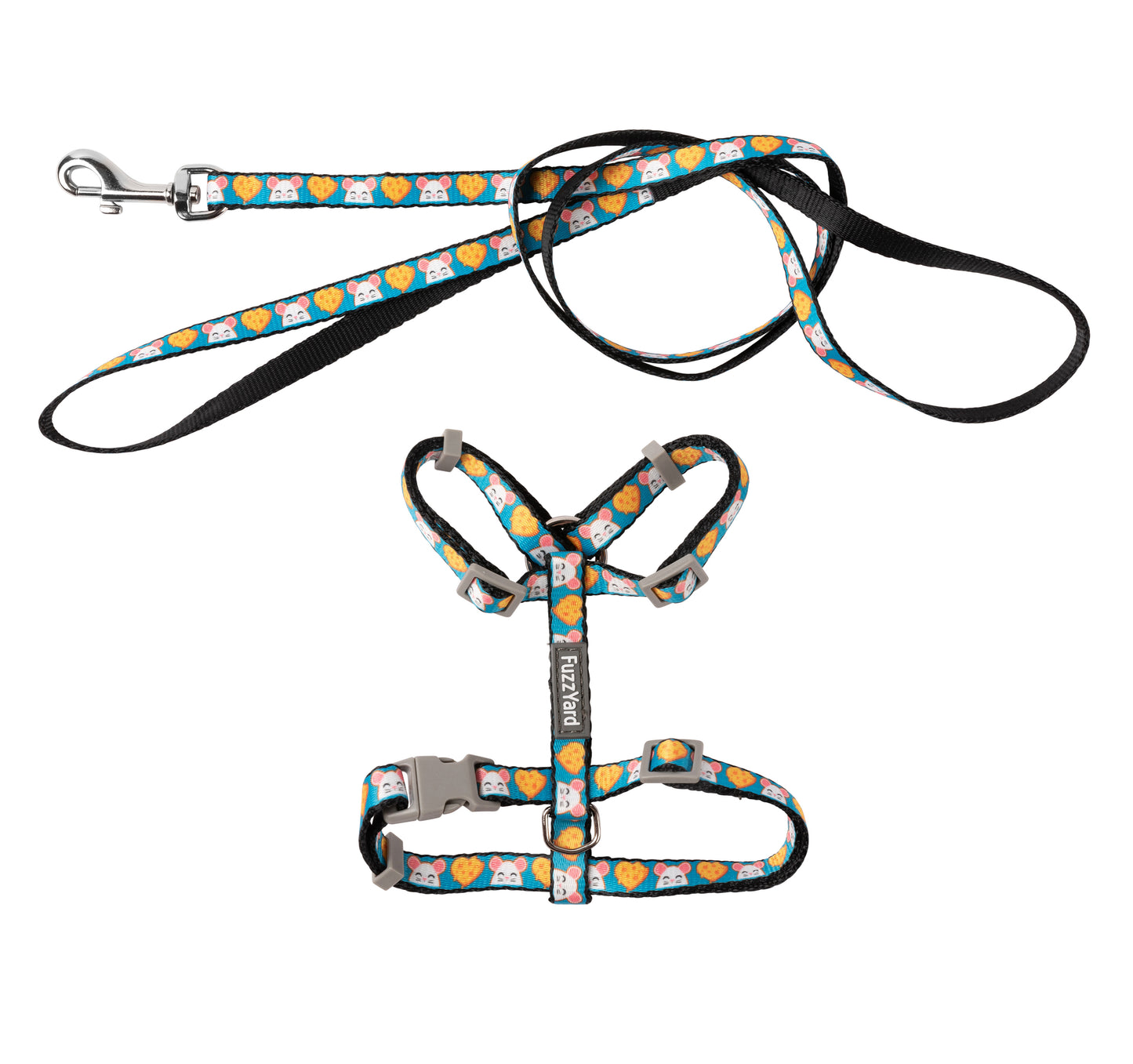 FuzzYard Cat Walking Set (assorted designs)