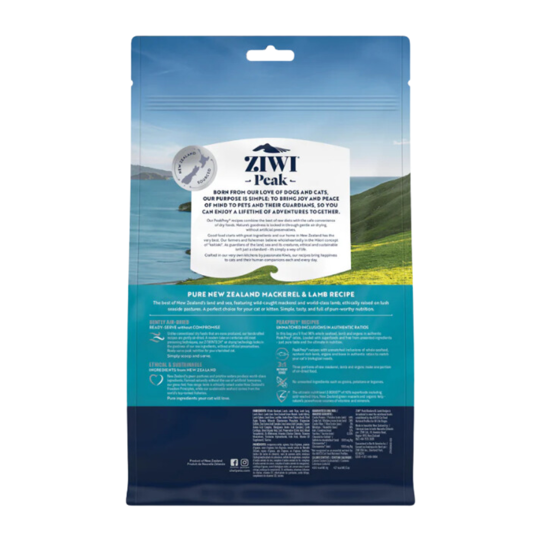 Ziwi Peak Mackerel & Lamb Air-Dried Cat Food