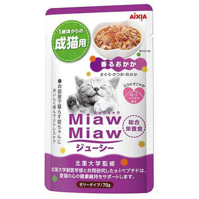 Miaw Miaw Juicy Pouch – Dried Bonito, 60g