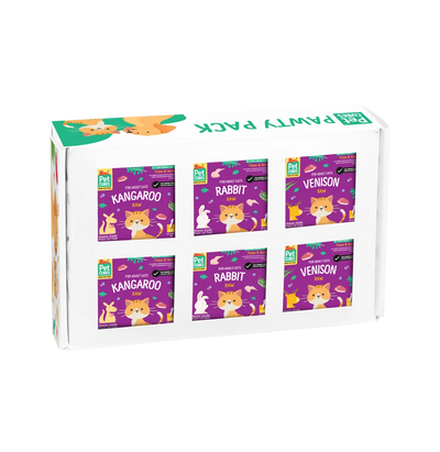 PetCubes Raw Pawty Pack for Cats - Novel