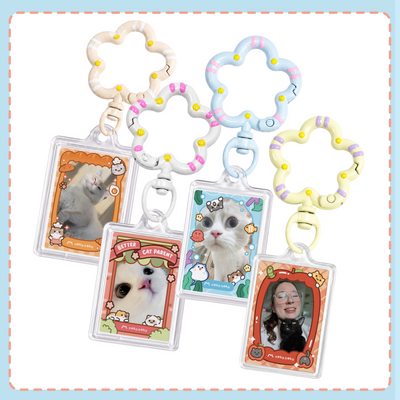 Neko Neko Photo Keychain