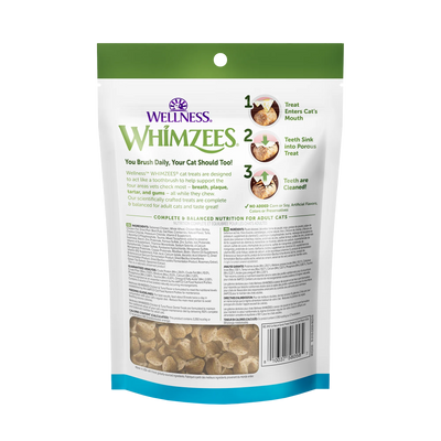 Whimzees Cat Dental Treats - Chicken & Tuna Flavour, 2oz