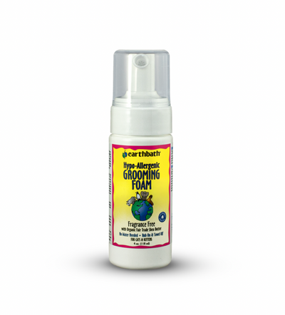 Earthbath Hypo-Allergenic Grooming Foam for Cats, 4oz