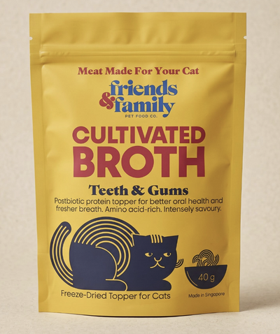 Friends & Family Cultivated Broth – Teeth & Gum Topper for Cats
