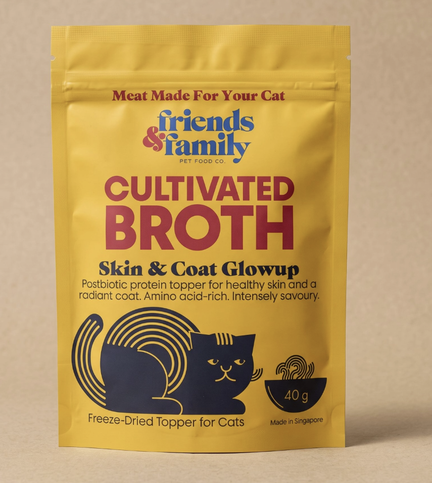 Friends & Family Cultivated Broth – Skin & Coat Topper for Cats