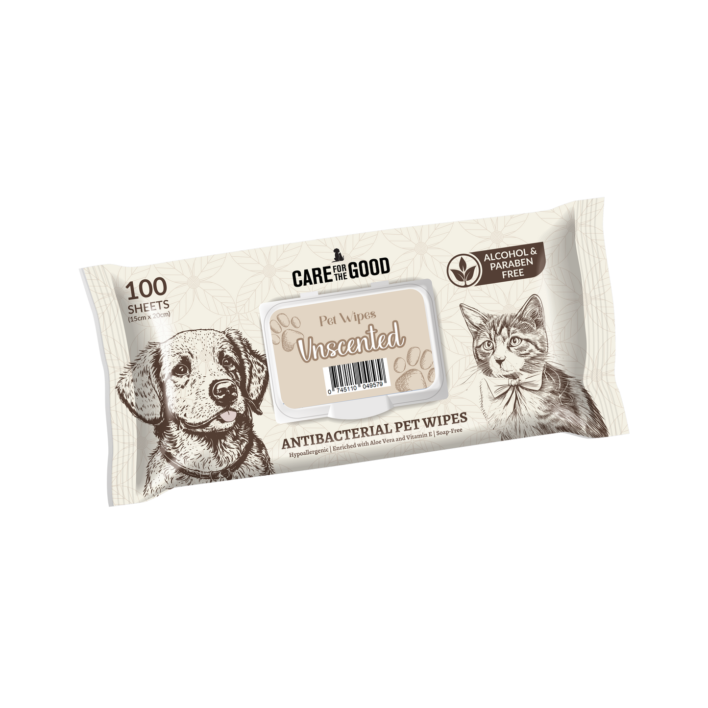 Care For the Good Wet Wipes - Unscented