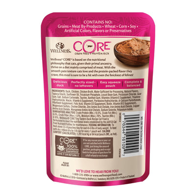 Wellness CORE Tiny Tasters Duck Pate Wet Cat Food, 1.75 oz