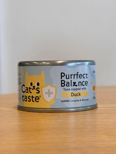 Cat's Taste - Purrfect Balance Tuna topped with Duck in Gravy Can Food