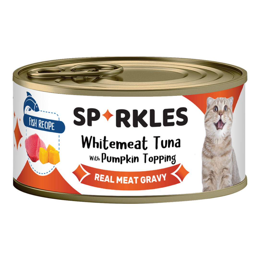 Sparkles Colours Whitemeat Tuna with Pumpkin Canned Wet Cat Food