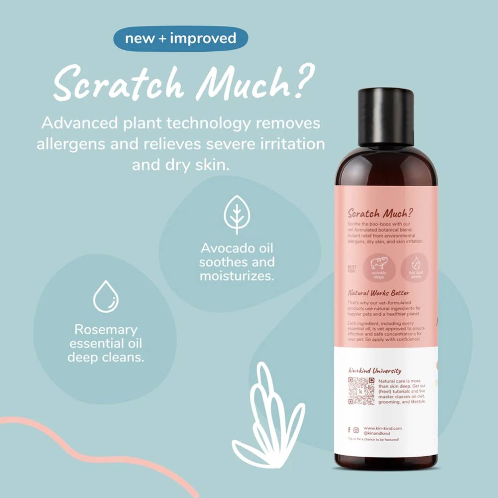 Kin+Kind Itchy Pet Natural Shampoo - Rosemary+Peppermint