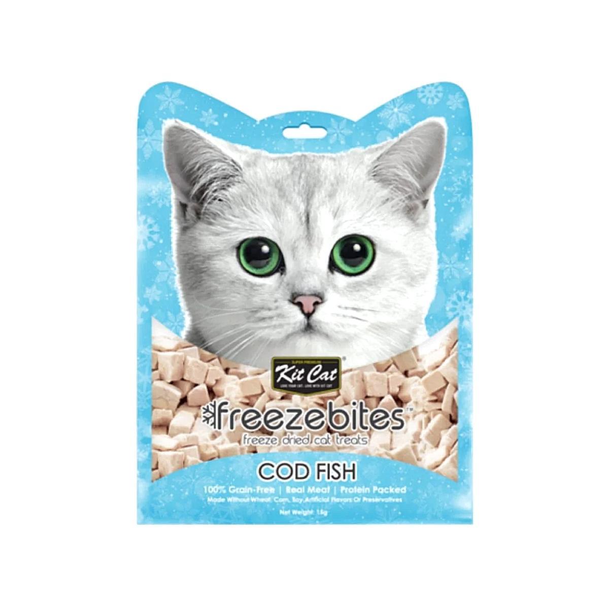 Kit Cat Freeze Bites Cod Fish, 15g