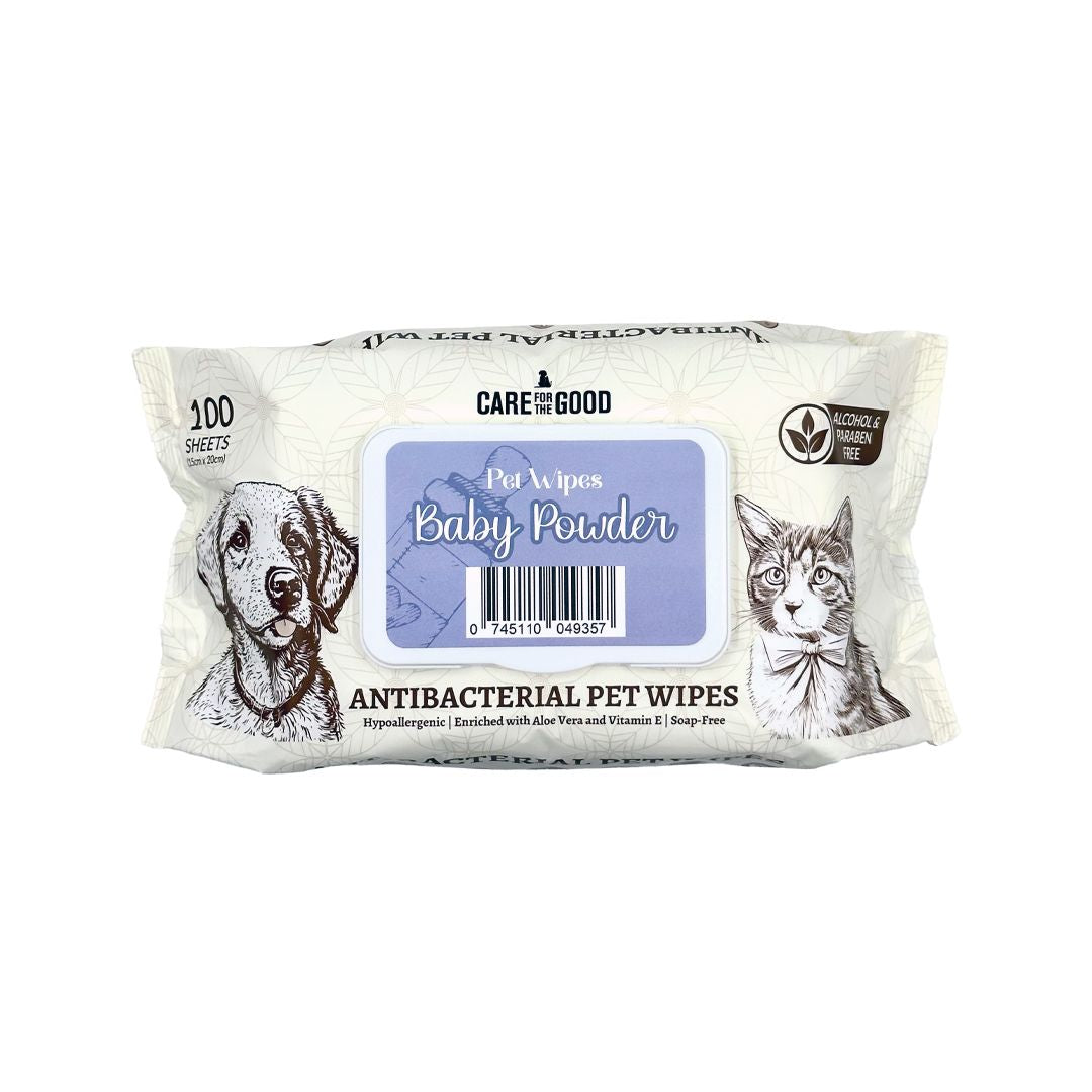 Care For the Good Wet Wipes - Baby Powder