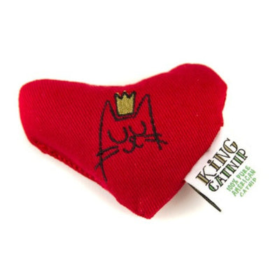 King Catnip Cuddly Heart Catnip Toy