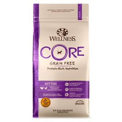 Wellness Core Kitten Deboned Turkey, Turkey Meal & Deboned Chicken Dry Cat Food