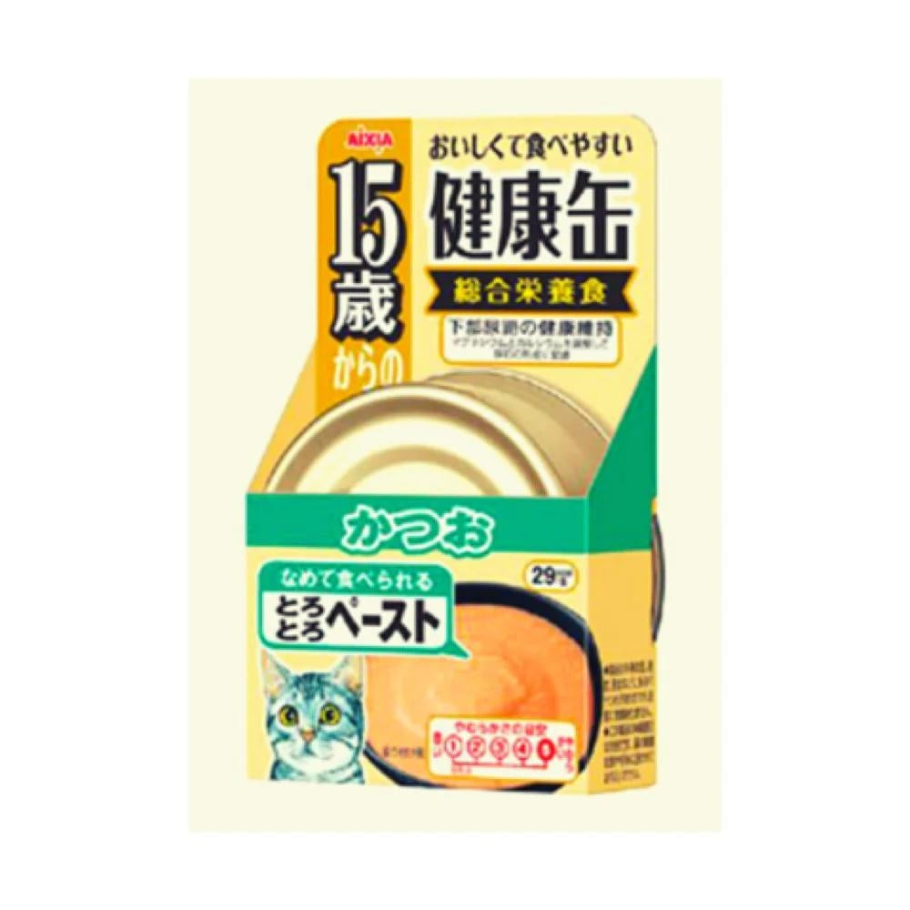 Aixia Kenko-can β Skipjack + Tuna Paste for Senior Cats, 40g