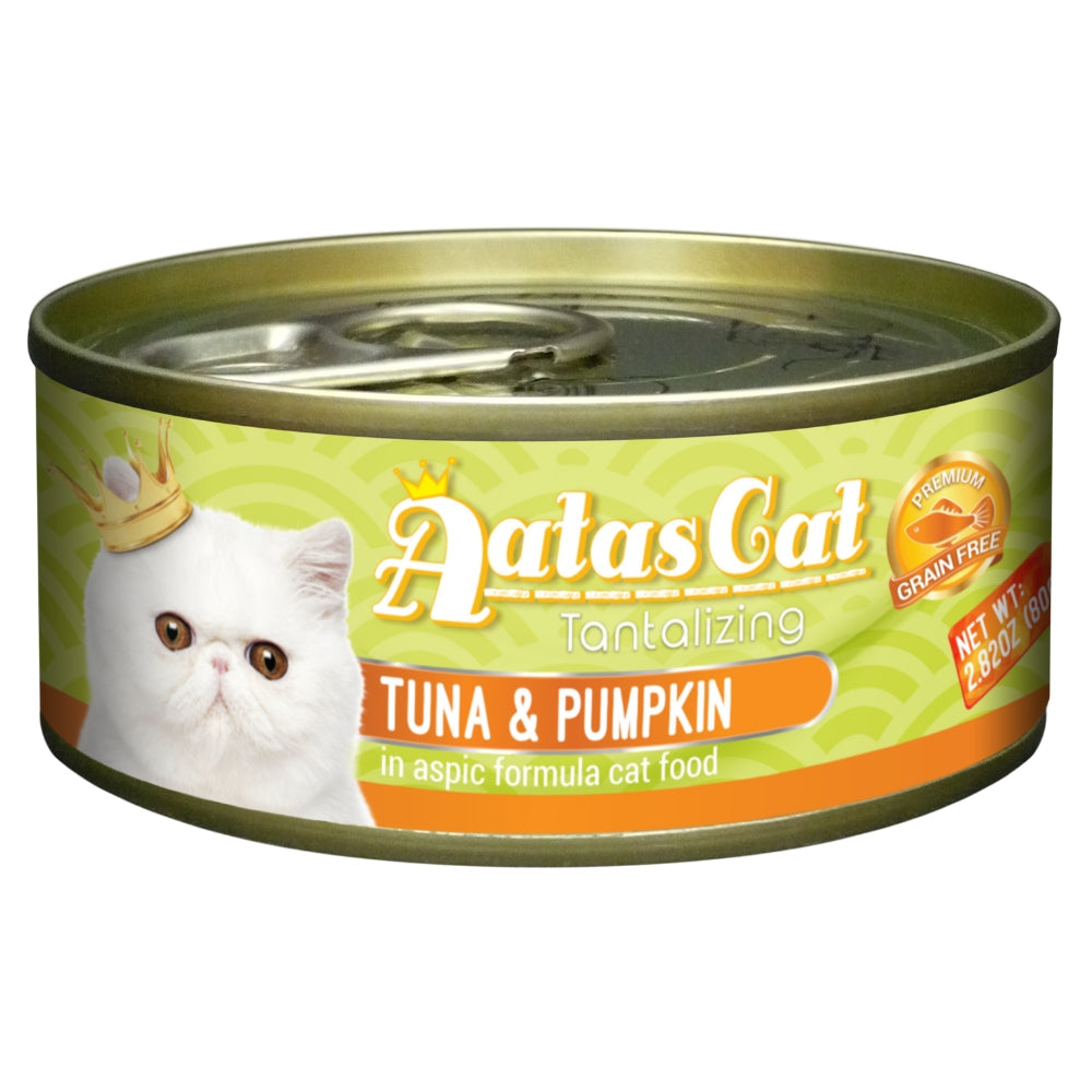 Aatas Cat Tantalizing Tuna & Pumpkin in Aspic Cat Canned Food, 80g