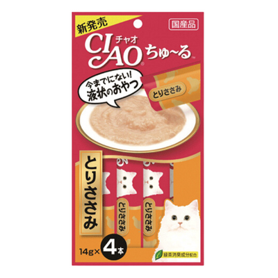 Ciao Churu Chicken Liquid Cat Treats, 56g