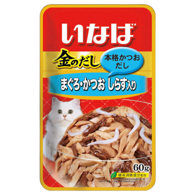 Ciao Golden Stock Pouch – Tuna with Whitebait, 60g