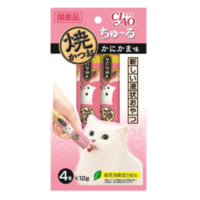 Ciao Grilled Tuna & Crab Liquid Cat Treats