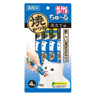 Ciao Grilled Tuna & Scallop Liquid Cat Treats