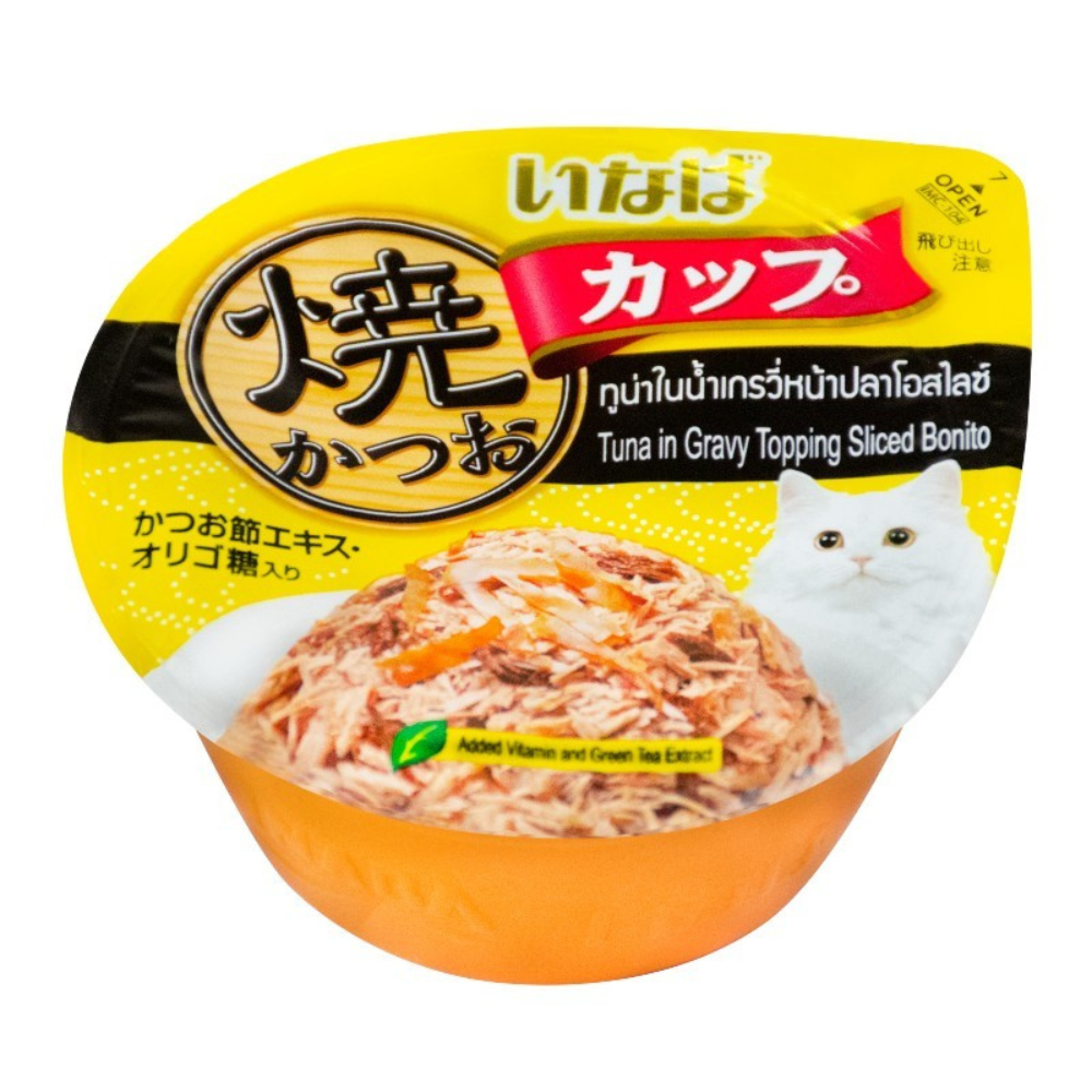 Ciao Grilled Tuna in Gravy with Dried Bonito Cups, 70g