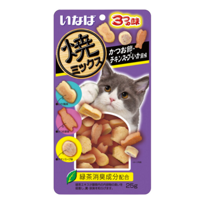 Ciao Tuna & Chicken with Squid Soft Cat Treats