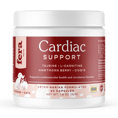 Fera Pet Organics Cardiac Support Supplement for Dogs & Cats, 1.8oz