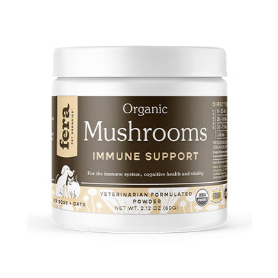 Fera Pet Organics Organic Mushroom Blend for Immune Support, 2.12oz