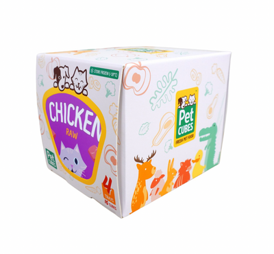 PetCubes Chicken Frozen Raw Cat Food