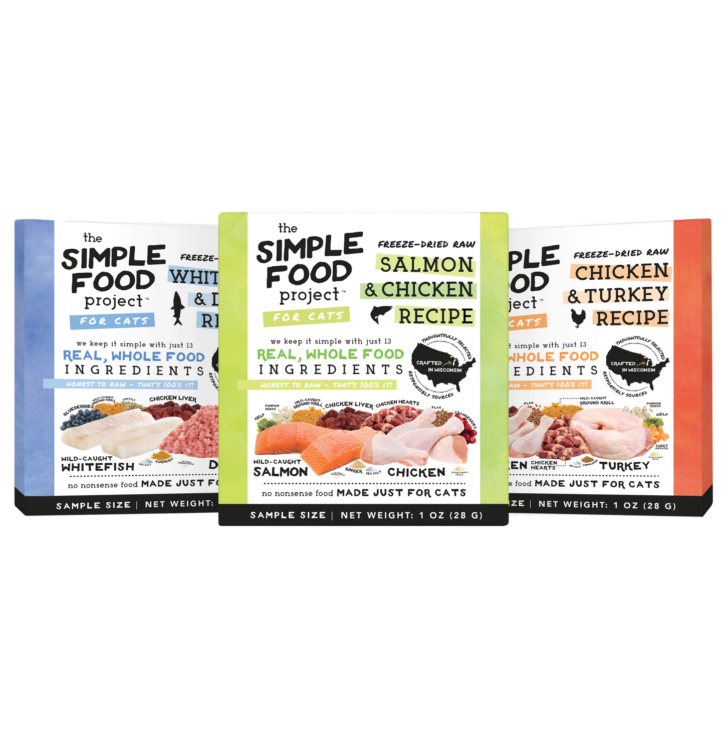 The Simple Food Project Freeze-Dried Raw Cat Food β Salmon & Chicken