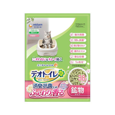 Unicharm Floral Zeolite Cat Litter, 3.8L