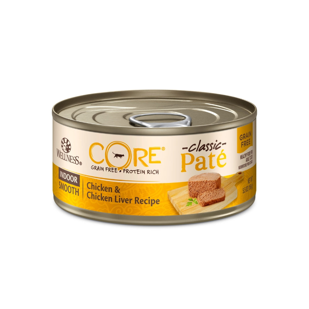 Wellness CORE Grain-Free Indoor Formula Wet Cat Food, 5.5 oz