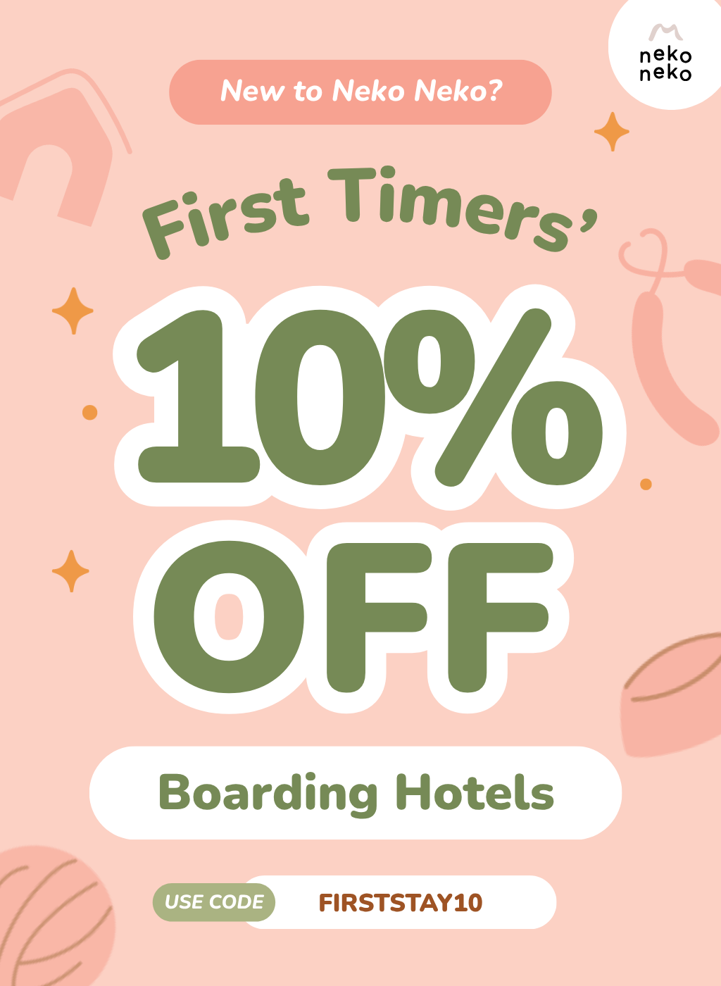 10% OFF First Stay