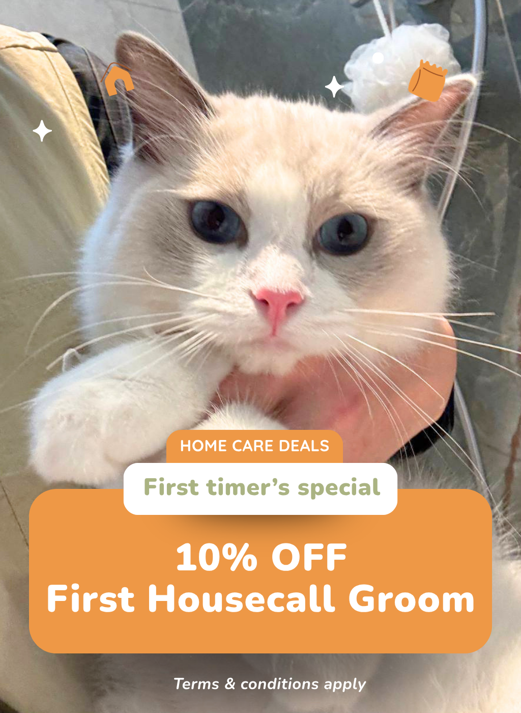10% OFF First Housecall Groom
