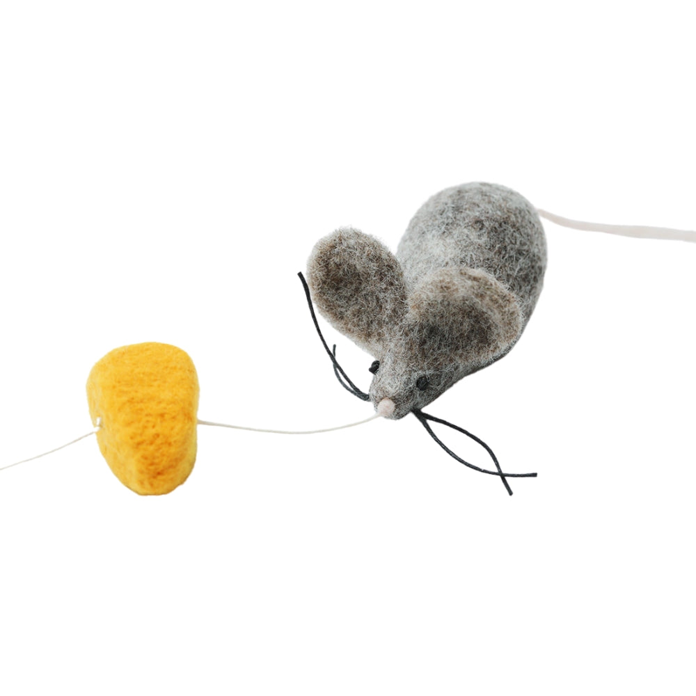 Wetnose Mouse & Cheese Cat Toy