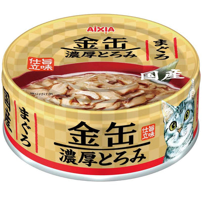 (Carton of 24) Aixia Kin-Can Rich Tuna Canned Cat Food, 70g