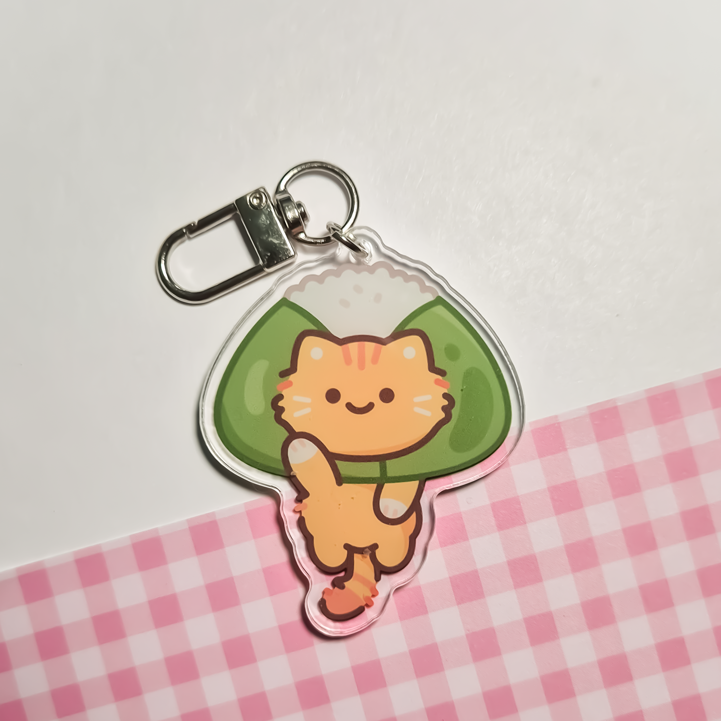 Neko Snack Acrylic Keychain